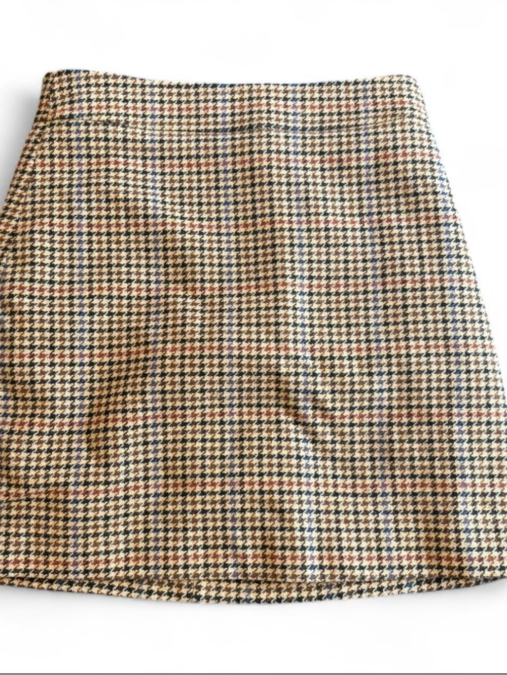 J.Crew Brown Plaid Mini Skirt Women’s Size 6 Classic Preppy A-Line Skirt - Picture 1 of 4